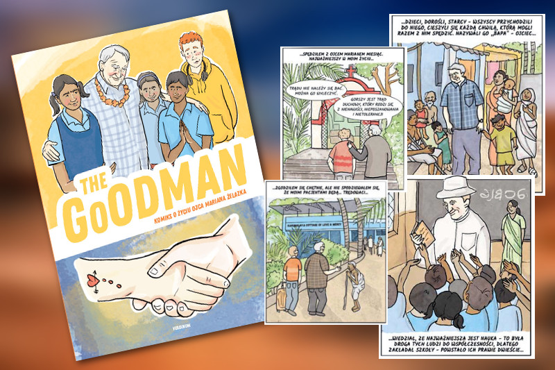 Komiks o życiu ojca Mariana Żelazka